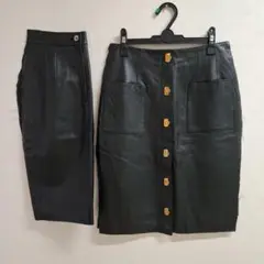 フェラガモ 本革スカート 解体品