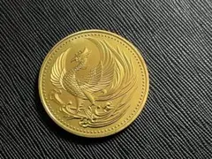 日本金貨 鳳凰 菊の御紋 天皇陛下御即位記念メダル 大型金貨 極美品