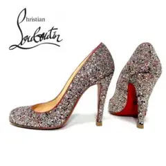 Christian Louboutinルブタン 37 1/2 グリッターパンプス