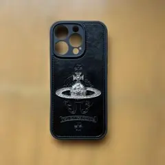 惑星と花のエンボス加工 iPhoneケース