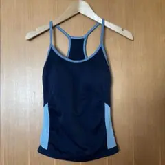 emmi ネイビー ヨガウェア ストラップタイプ