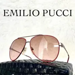 備品　EMILIO PUCCI　サングラス　ブラウンレンズ　ツーブリッジ
