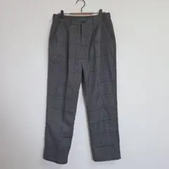 ネオス グレー チェック柄 スラックス Lサイズ