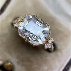 指輪 ゴールド ナチュラル ホワイト キラキラ パーティー ギフト キラキラ