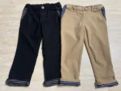 THE SHOP TKスーパーストレッチのび～るパンツ100cm2枚セット
