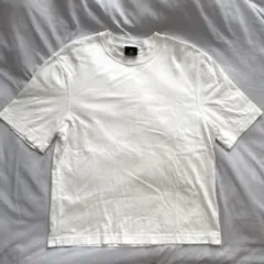 H&M 短丈 半袖 Tシャツ 白 ホワイト クロップド オーバーサイズ