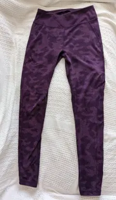 ユニクロ　エアリズム　レギンス　Mサイズ　パープル