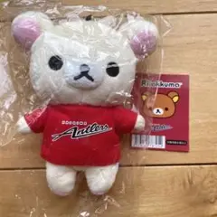 新品鹿島アントラーズサンリオコリラックママスコットキーチェーンぬいぐるみ