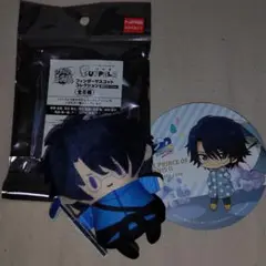 テニプリ　アニメイトカフェコースター　フィンガーマスコット忍足セット