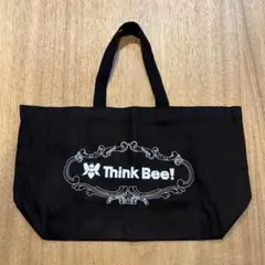 Think Bee! ブラック トートバッグ ノベルティ