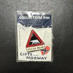 ポーラーベア ピンバッジ ノルウェー