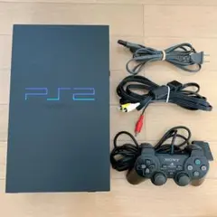 動作品　PlayStation2 本体セット SCPH-10000 ブラック