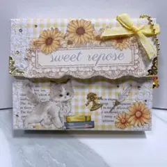 蛇腹ファイル おすそ分け ハンドメイド チェーン付き 248番