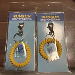 PUPPET SUNSUN ロッカーキー風チャーム　キーホルダー 2個セット