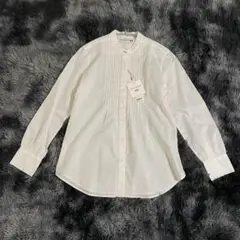 新品　ユニクロ　イネス　ピンタック　シャツ　長袖　薄手　S レディース
