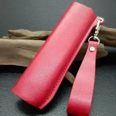 ■アイコス イルマ i ワン ケース iqos iluma one専用 無地赤Q