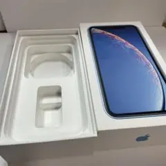 【訳あり・空箱】iPhone XRブルー 純正箱 説明書SIMピン付き 本体なし