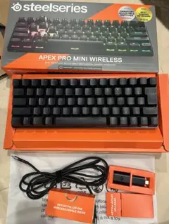 SteelSeries APEX PRO MINI WIRELESS 付属品完備