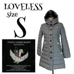 【美品】【36】ラブレス ダウンコート レディース ♡ホワイトグースダウン♡