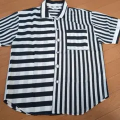 ストライプ 半袖シャツ