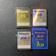 SDカード Panasonic パナソニック 4GB 2GB 1GB セット