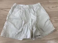 ユニクロ コットンイージーショートパンツ Sベージュ
