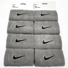 Nike ナイキ　ワイド　リストバンド グレー 8個セット