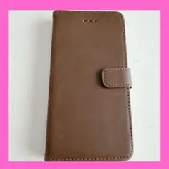 携帯ケース ブラウン 手帳型 ペン付き 未使用品
