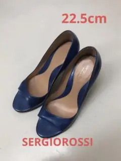 SERGIO ROSSI セルジオロッシ パンプス オープントゥ美品