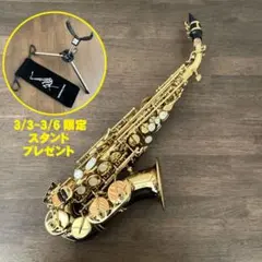 ELKHEART エルクハート カーブドソプラノサックス 　ブラッシュドサテン ELKHEART エルクハート カーブドソプラノサックス ブラッシュド