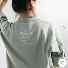 クラシカルエルフ グリーン バッグプリントビッグTシャツ 140cm