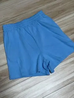 H&M ハーフパンツ スウェットパンツ ブルー 水色 165