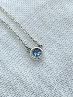 TIFFANY ティファニー バイザヤード 1P アクアマリン ネックレス