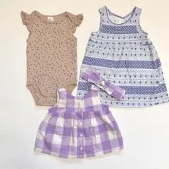 H&M エイチアンドエム babyGAP 女の子 ワンピース ロンパース 74