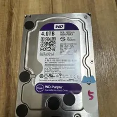 WD Purple 4TB 内蔵型ハードディスクドライブ