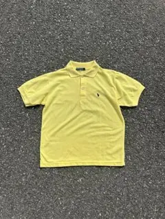 POLO Ralph Lauren ポロシャツ 黄色 短丈 90s