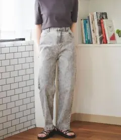 mil【150㎝前後の小柄さんサイズ】ストレートデニムパンツ