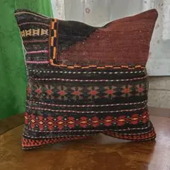 オールドキリムのクッションカバー40cmx40cm