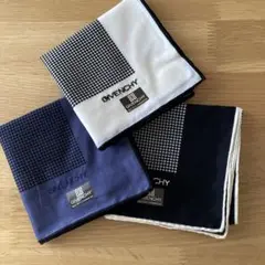 ジバンシー　ハンカチ　ハンカチーフ　3枚