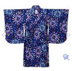 【極美品】値下げ！ミキハウス花火柄浴衣