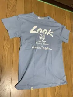 ムーンアイズ LOOK Tシャツ ブルー（USサイズM）