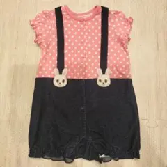 ミキハウス　ロンパース 80cm