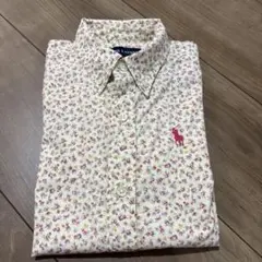 美品！Ralph Lauren 花柄 ボタンダウンシャツ長袖サイズ130