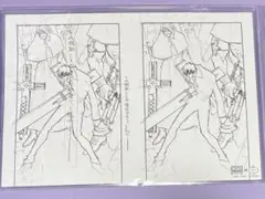 非売品 トライガン カフェ 入場特典 B4 ラフペーパー 8.161
