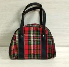 ミニボストンバッグ　昭和レトロ