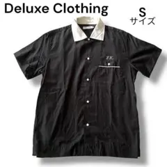 デラックスクロージング✨ボウリングシャツ ブラック Sサイズ アメカジ