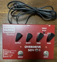 ギター Providence SOV-1 Providence STAMPEDE OVERDRIVE SOV-1」 エフェクターレビュー
