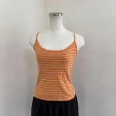 90's Hanes Her Way キャミソールMオレンジ系 古着