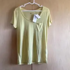 UNIQLO 半袖Tシャツ M ライトグリーン　イエロー