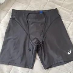 アシックス 陸上用ショートパンツ Lサイズ ブラック